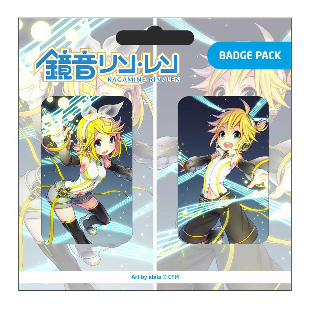 Rin Kagamine & Len Kagamine Pin Badge 2-Pack