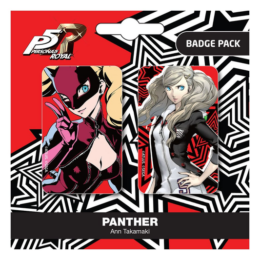 Persona 5 Royal Ann Takamaki Panther Pin Badge 2-Pack