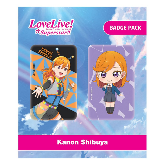 Love Live! Superstar!! Kanon Shibuya Pin Badge 2-Pack