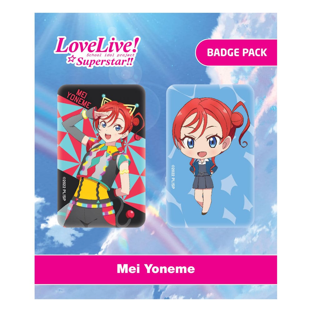 Love Live! Superstar!! Mei Yoneme Pin Badge 2-Pack