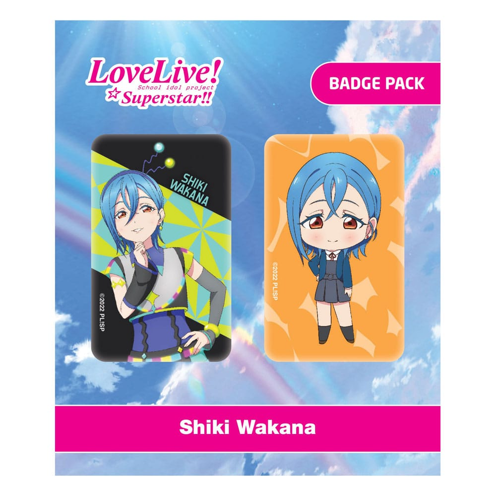 Love Live! Superstar!! Shiki Wakana Pin Badge 2-Pack