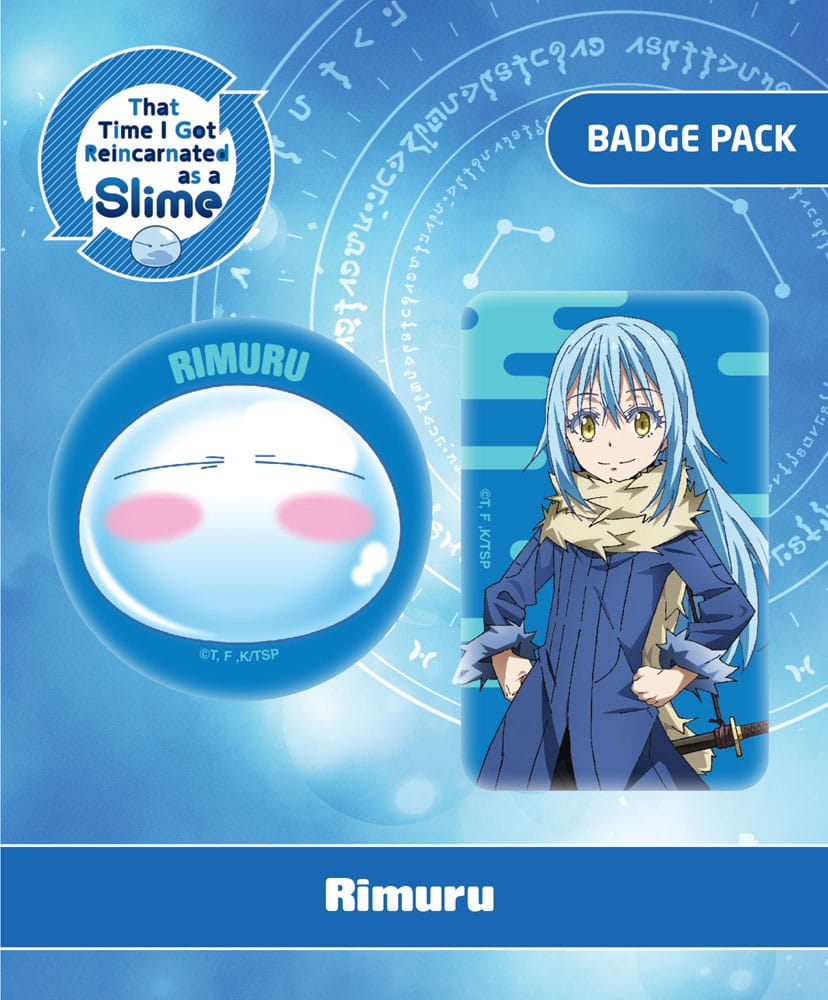 That Time I Got Reincarnated as a Slime Rimuru Pin Badge 2-Pack