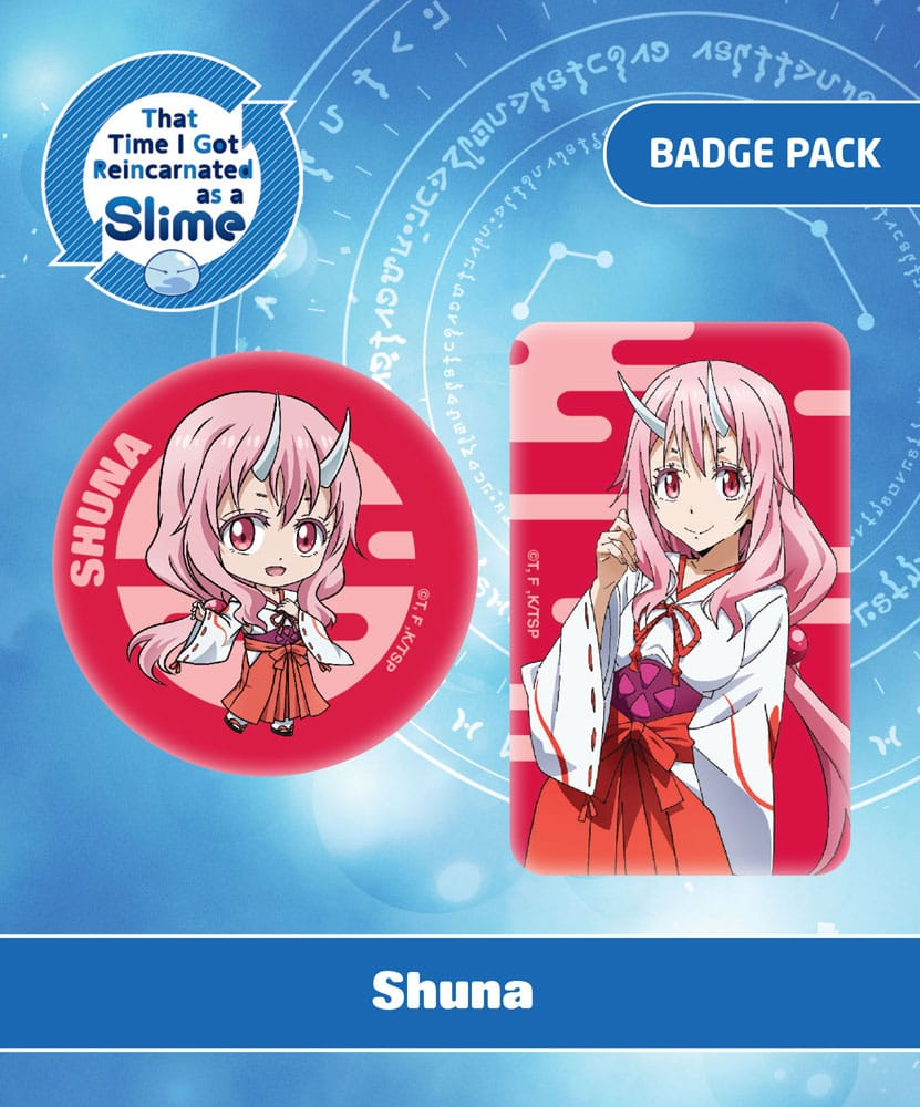 That Time I Got Reincarnated as a Slime Shuna Pin Badge 2-Pack