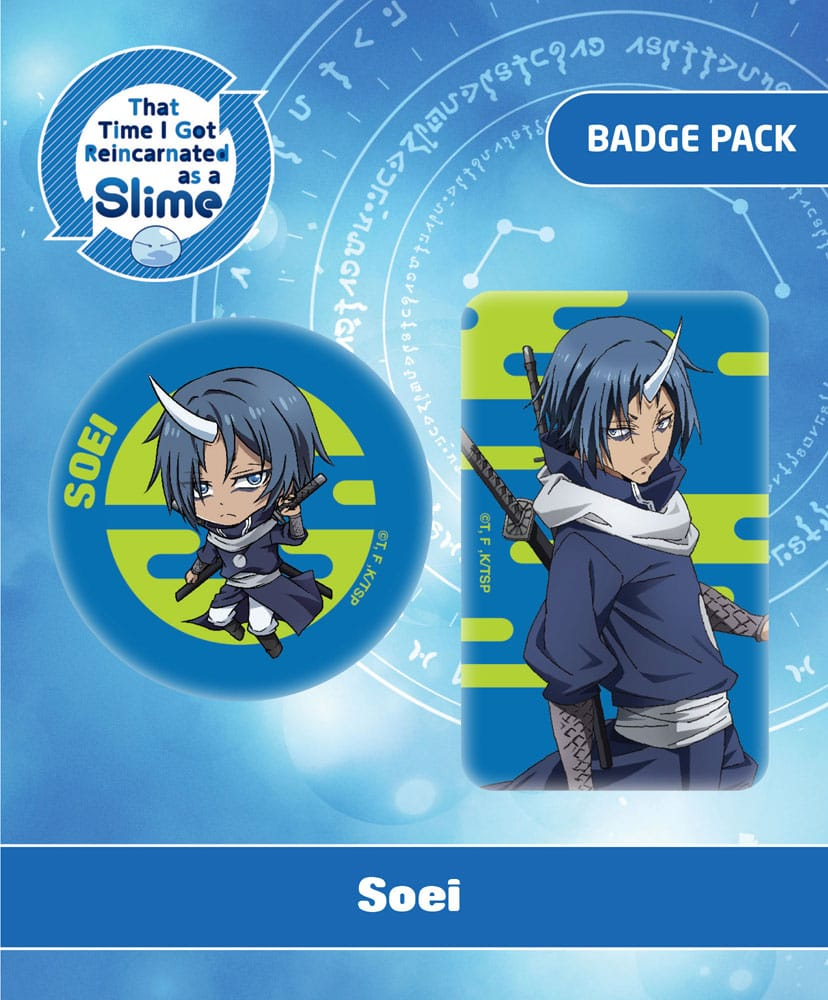 That Time I Got Reincarnated as a Slime Soei Pin Badge 2-Pack