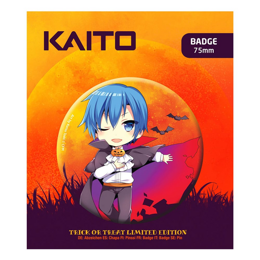 Vocaloid Kaito Halloween Pin Badge