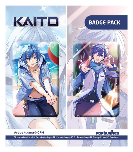 Vocaloid Pin Badge 2-Pack Kaito
