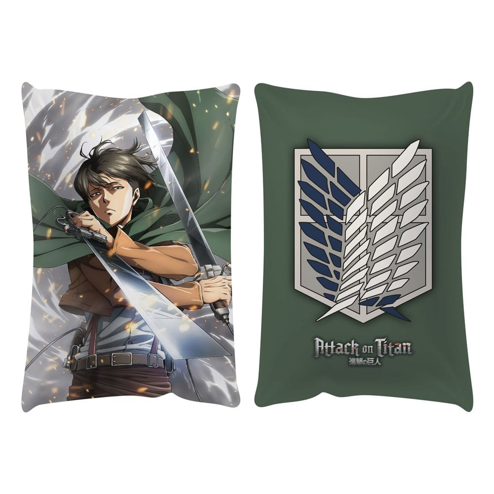 Attack on Titan Levi Ackerman Attacking Pillow