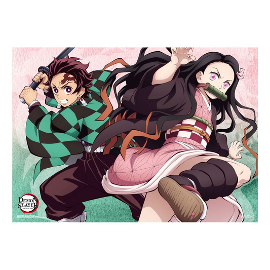 Demon Slayer Fabric Poster Tanjiro And Nezuko