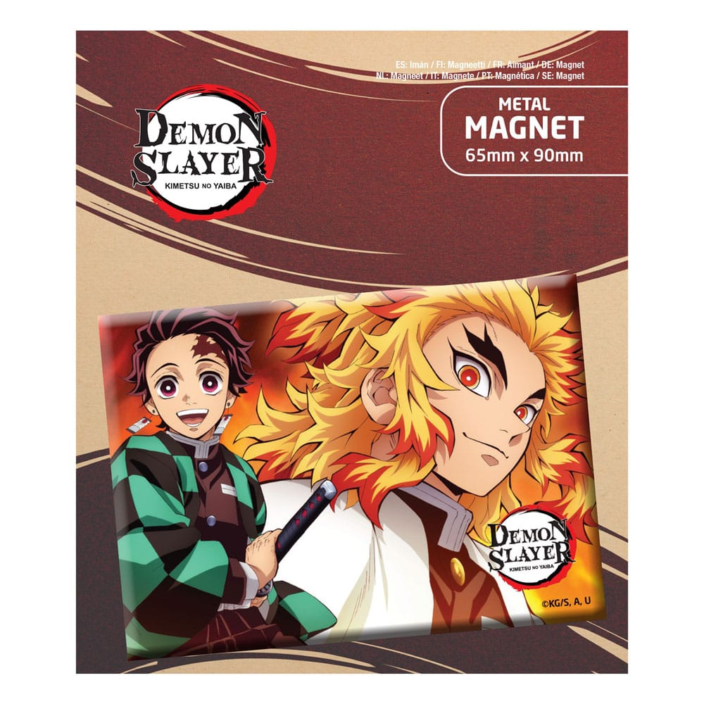 Demon Slayer Tanjiro & Kyojuro Fridge Magnet