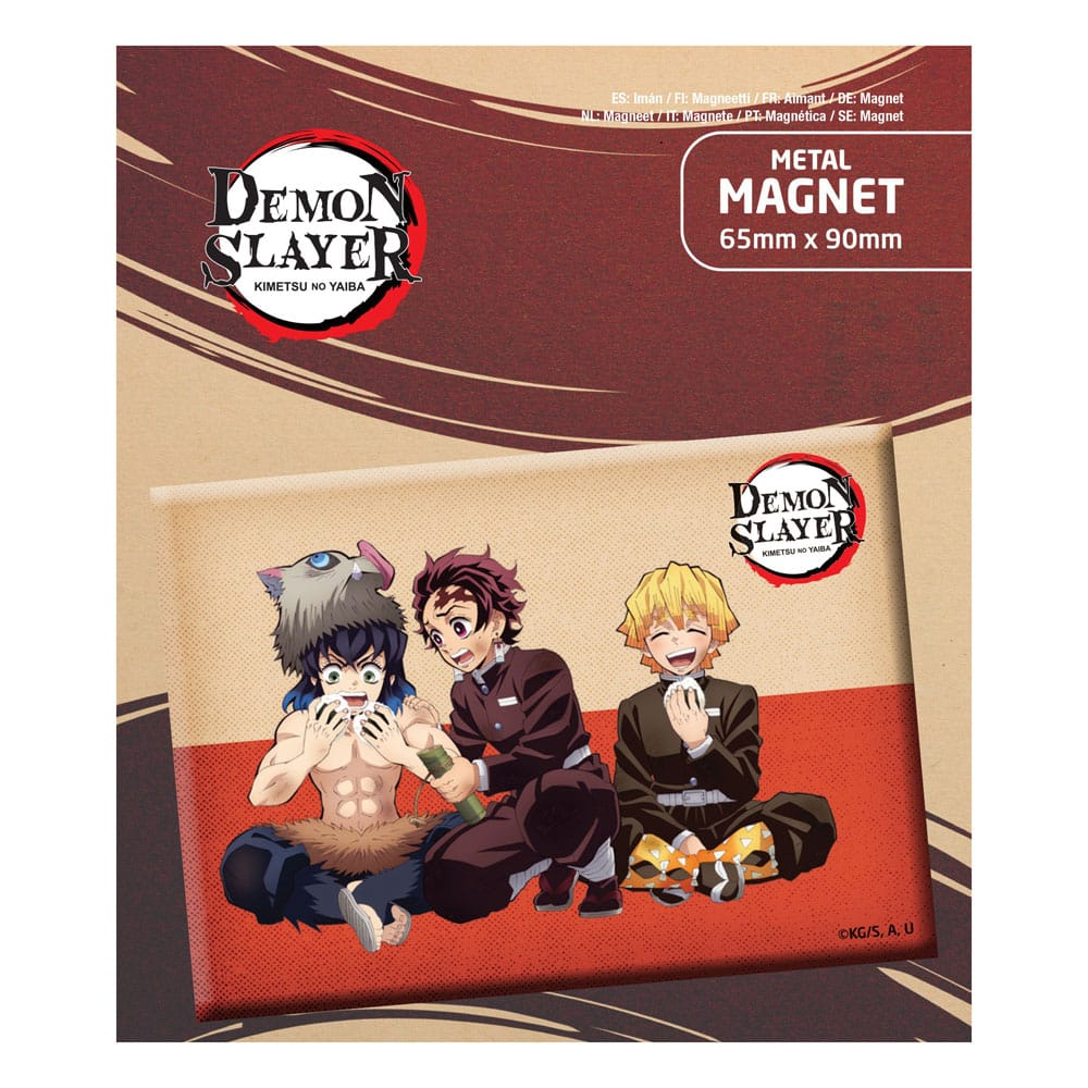 Demon Slayer Tanjiro & Inosuke & Zenitsu Fridge Magnet