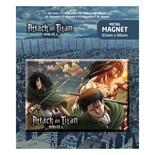 Attack on Titan Fridge Magnet Trio