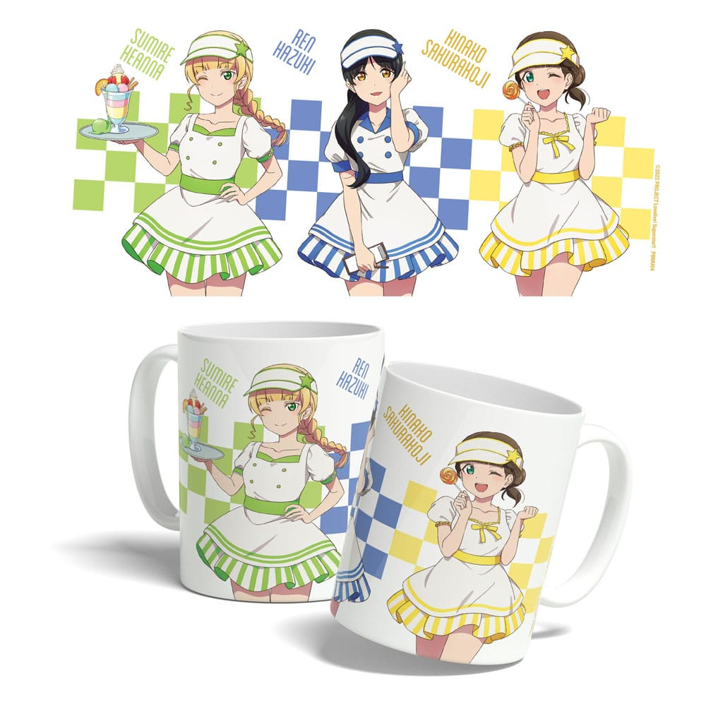 Love Live! Superstar!! Sumire Ren Kinako American Diner Outfit Mug