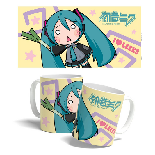 Hatsune Miku Mug Miku Chibi Leek Girl