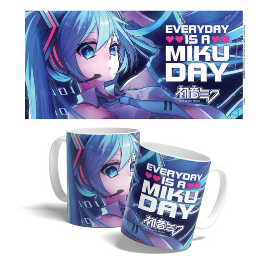 Hatsune Miku Mug Everyday is a Miku Day
