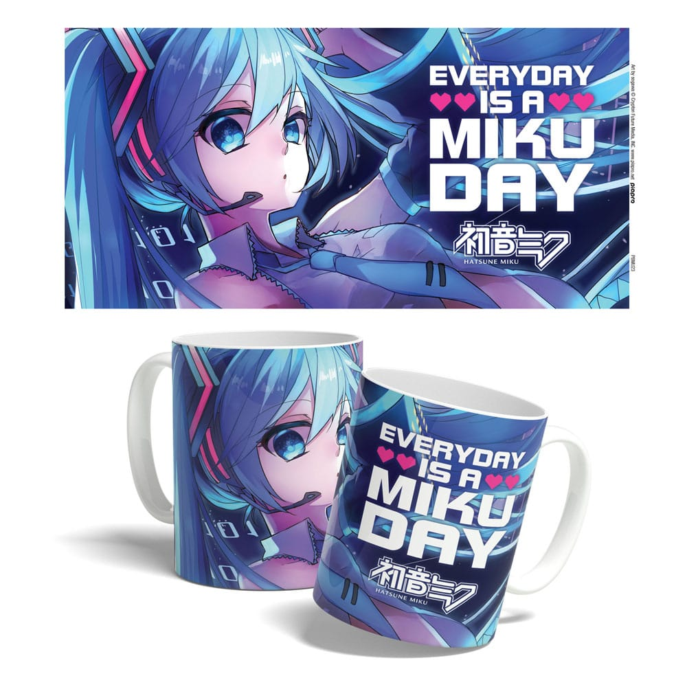 Hatsune Miku Mug Everyday is a Miku Day