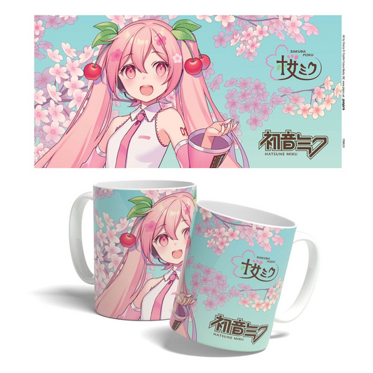 Hatsune Miku Mug Sakura Miku Cherry Blossom