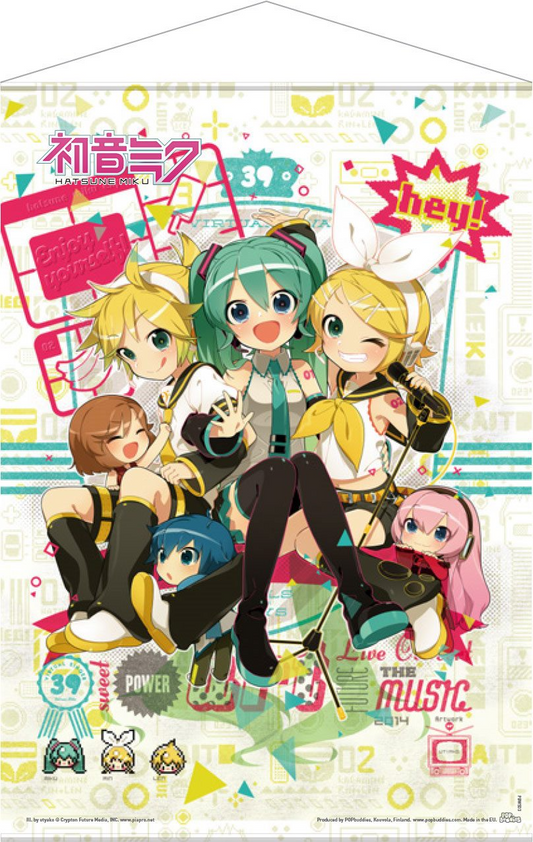 Vocaloid Hey! Piapro Characters Wall Scroll