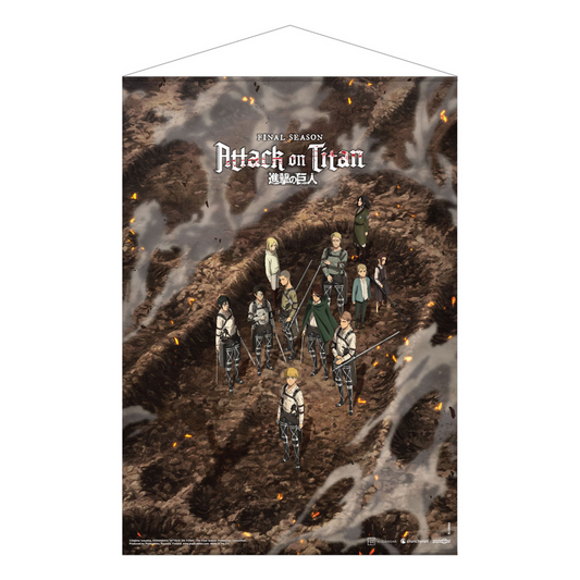 Attack on Titan The Final Season Survey Corp Wall Scroll