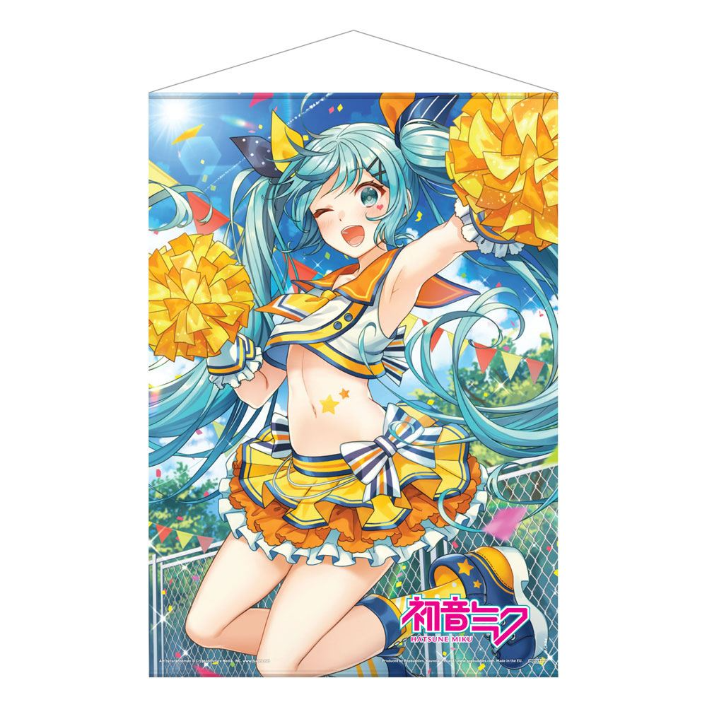 Hatsune Miku Summer Cheerleader Wall Scroll