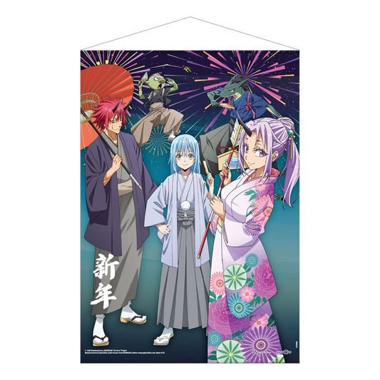 That Time I Got Reincarnated as a Slime Wall scroll New Year's Celebrations