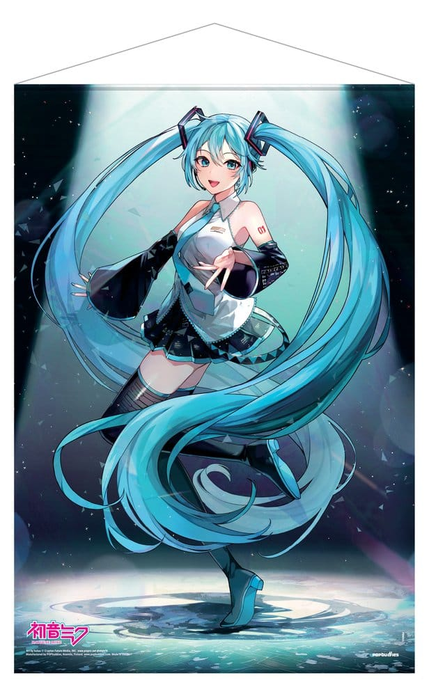 Vocaloid Wall Scroll Hatsune Miku On Top of the World Ver