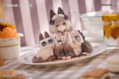 Decorated Life Collection Statue Tea Time Cats x Siamese Cat Azuki-san Friendship Collaboration Exclusive Set