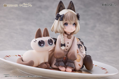 Decorated Life Collection Statue Tea Time Cats x Siamese Cat Azuki-san Friendship Collaboration Exclusive Set