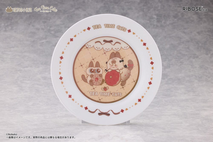 Decorated Life Collection Statue Tea Time Cats x Siamese Cat Azuki-san Friendship Collaboration Exclusive Set