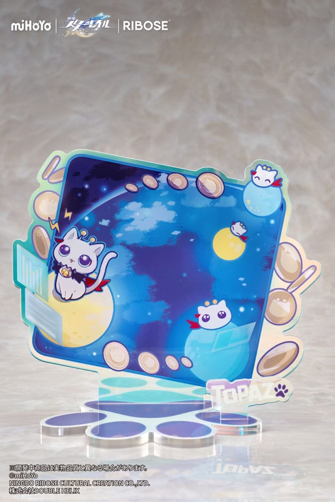 Honkai: Star Rail Rise Up+ Chibineko Series Statue Topaz & Numby Ver