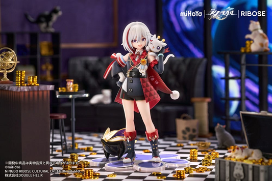 Honkai: Star Rail Rise Up+ Chibineko Series Statue Topaz & Numby Ver