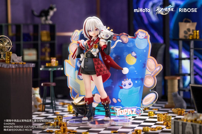 Honkai: Star Rail Rise Up+ Chibineko Series Statue Topaz & Numby Ver