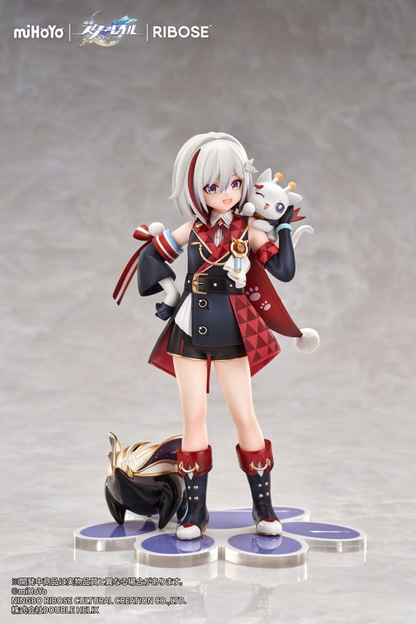 Honkai: Star Rail Rise Up+ Chibineko Series Statue Topaz & Numby Ver