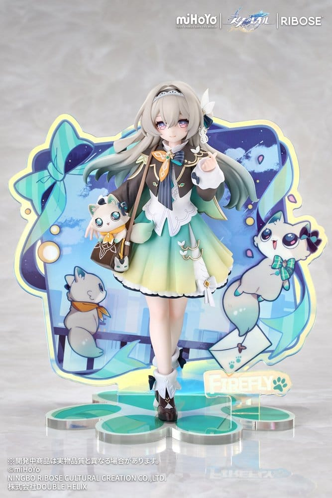 Honkai: Star Rail Rise Up+ Chibineko Series Statue Firefly