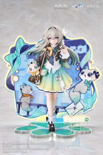 Honkai: Star Rail Rise Up+ Chibineko Series Statue Firefly