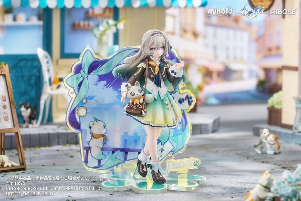 Honkai: Star Rail Rise Up+ Chibineko Series Statue Firefly