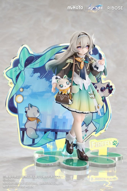 Honkai: Star Rail Rise Up+ Chibineko Series Statue Firefly