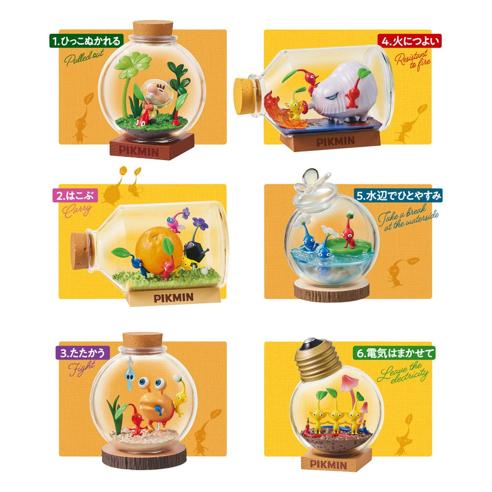 Pikmin Mini Figures Terrarium Collection 1 (Complete Box)