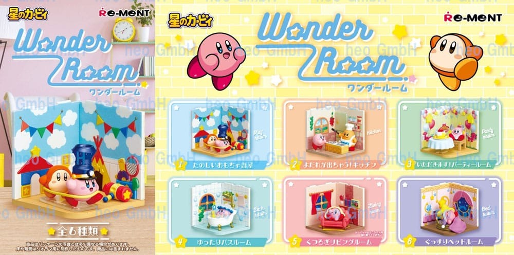 Kirby Mini Figures Kirby's Wonder Room (Complete Box)