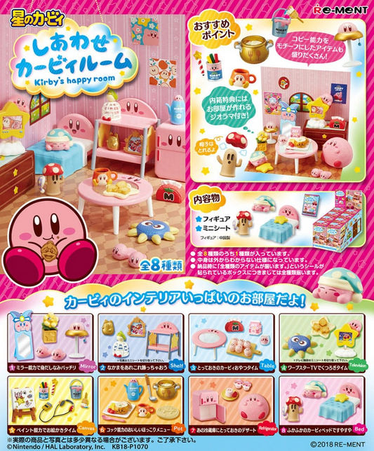 Re-Ment - Kirby Blind Box Kirby's Happy Room - (Single Box)