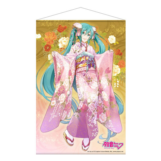 Vocaloid Wallscroll Miku Hatsune Kimono Ver