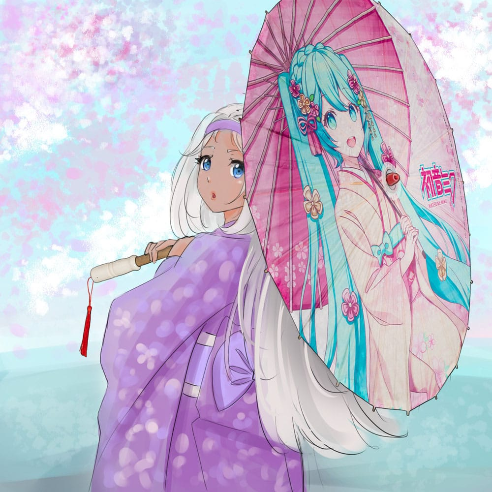 Hatsune Miku Paper-Parasol