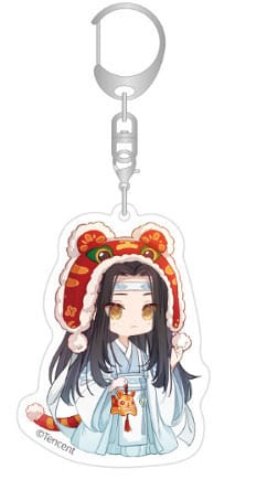 Grandmaster of Demonic Cultivation Lan Wangji Chibi Style Acrylic Keyring