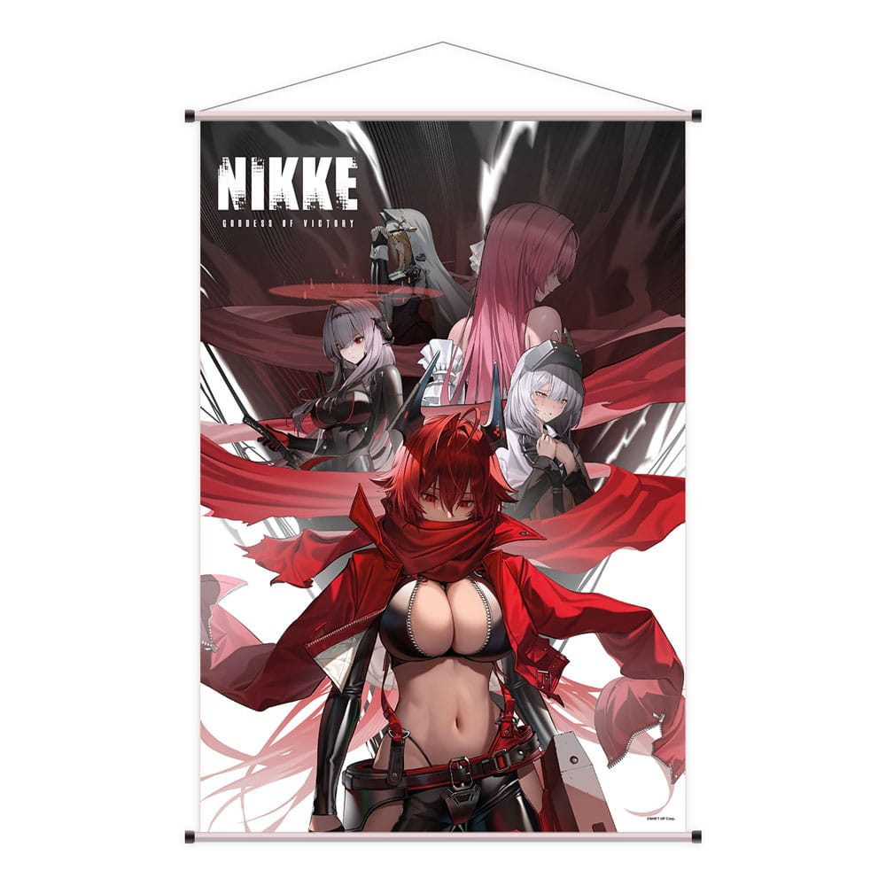 Goddess of Victory: Nikke Wallscroll - Red Hood, Snow White, Scarlet, Dorothy & Rapunzel