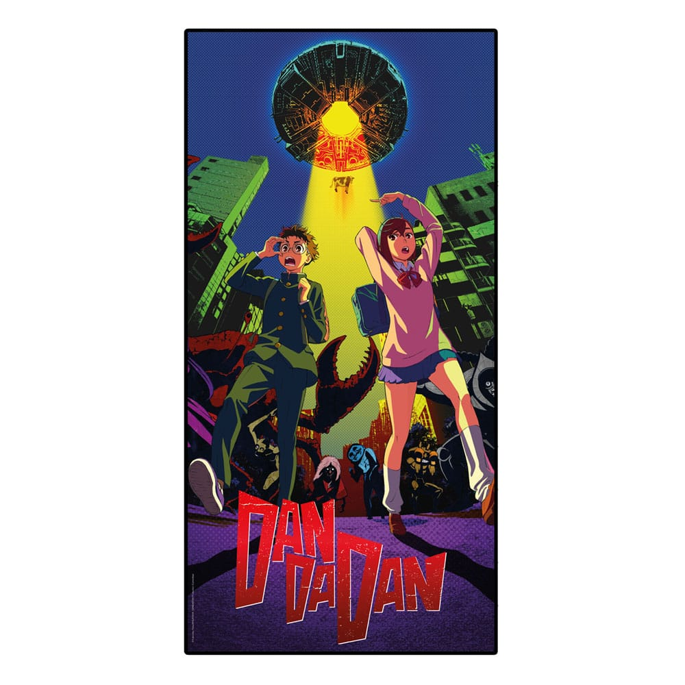 Dandadan Towel Okarun & Momo Paranormal Invasion