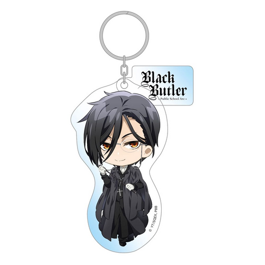 Black Butler: Public School Arc Acrylic Keychain Sebastian Michaelis
