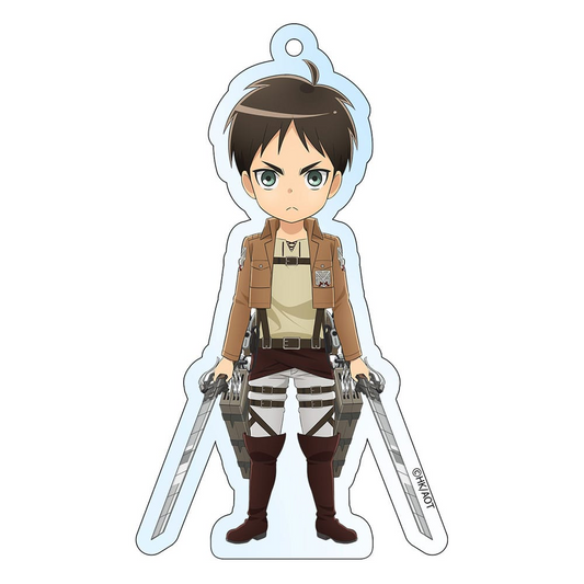 Attack on Titan Holographic Acrylic Keychain Eren Yeager
