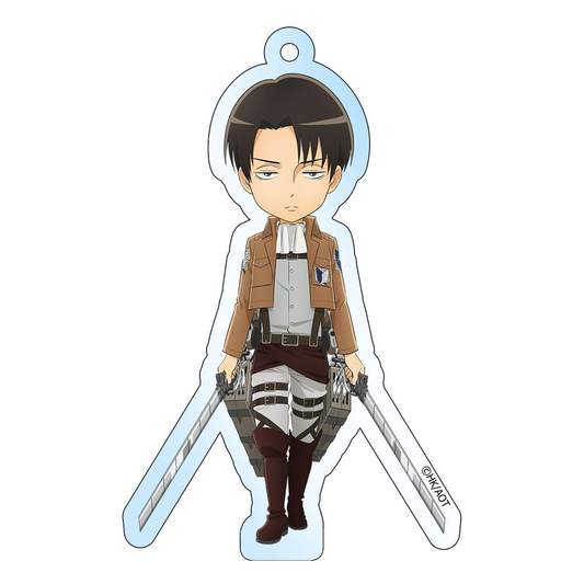 Attack on Titan Holographic Acrylic Keychain Levi Ackerman