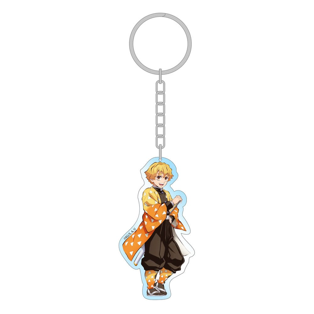 Demon Slayer: Kimetsu no Yaiba Acrylic Keychain Zenitsu Agatsuma Holographic Ver