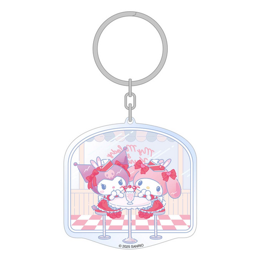 Sanrio Acrylic Keychain Hello Kitty & Friends American Diner