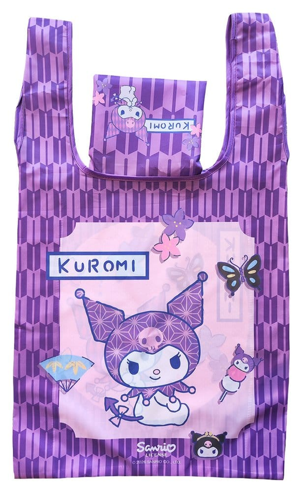 Sanrio Kuromi Foldable Shopping Bag Japanese ver